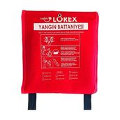 Ohbe Express 3mk LR-FB1015C Yangın Battaniyesi - 100CM x 150CM - Option-1 - Ahşap