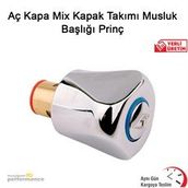 Okçu Kardeşler Prinç Aç Kapa Mix Kapak Takımı Musluk Başlığı