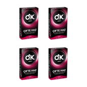 Okey 10'lu 4 Adet Çifte Haz Prezervatif Paket