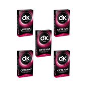 Okey 10'lu 5 Adet Çifte Haz Prezervatif Paket