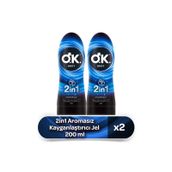 Okey 2in1 Aromasız Kayganlaştırıcı Jel 2 x 200 ML