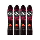 Okey Çilek Aromalı Kayganlaştırıcı Jel 4 x 100 ML