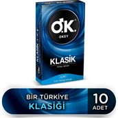 Okey Klasik Prezervatif 10'lu Kolay Takılan Özellikleriyle Güvenli Kullanım Sunar - ---