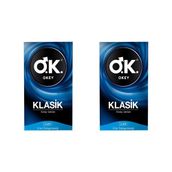 Okey Klasik Prezervatif 10'lu x2