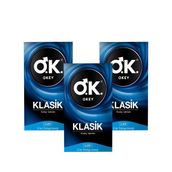 Okey Klasik Prezervatif 10'lu x3