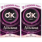 Okey Nirvana 20'li Ekonomik Prezervatif (2 paketi)