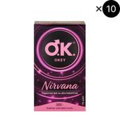 Okey Nirvana Prezervatif 10'lu x10 (100 adet)