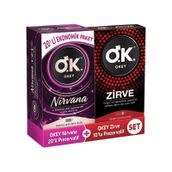 Okey Nirvana Prezervatif 20'li + Zirve Prezervatif 10'lu