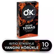 OKEY Okey Prezervatif 10 Adet - Sıcak Temas