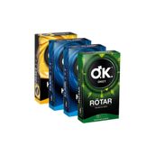 Okey Prezervatif 40'lı Karma Set, Rötar, Klasik, Hisset