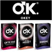 Okey Prezervatif Kondom Ultra Hisset - Sımsıkı - Çifte Haz 3 X 10'lu