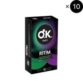 Okey Ritim Prezervatif 10'lu x10 (100 adet)