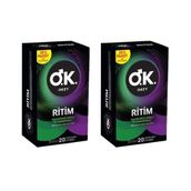 Okey Ritim Prezervatif 20'li x2
