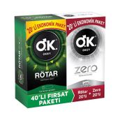 Okey Rötar Prezervatif 20'li + Zero Prezervatif 20'li