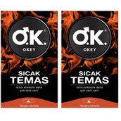 Okey Sicak Temas Prezervatif 10 Adet (2 paketi)