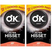 Okey Ultra Hisset Ekonomik Prezervatif 20 Adet (2 paketi)