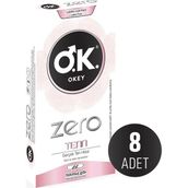 Okey Zero Tenn Ekstra İnce ve Lateks İçermeyen 8'li Prezervatif