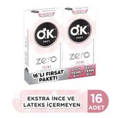 Okey Zero Tenn Prezervatif 2 x 8'li