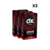 Okey Zirve Prezervatif 10'Lu X3 Adet