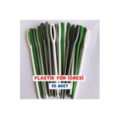 Okhool Plastik Iğne - Yün Iğnesi 9cm Karışık 25 Adet