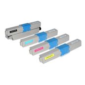 Oki MC342W Muadil Toner Takım