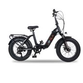 Ola Electrofold EFD1 Carbon Design 20 inç Mat Siyah Katlanabilir Elektrikli Bisiklet