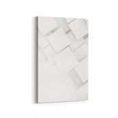 Olla 10446D Beyaz Kabartma Görseli Dikey 20x30 cm Kanvas Tablo
