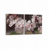 Olla 10665K2Y Ağaç Görseli Kare 2 Parça Yatay 65x30 cm Kanvas Tablo