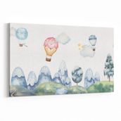 Olla 12746Y Çocuk Odası Görseli Yatay 30x20 cm Kanvas Tablo