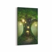 Olla 13557DD Doğa Manzara Görseli Dikey Dar 30x60 cm Kanvas Tablo