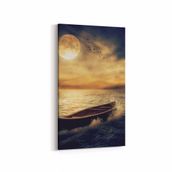 Olla 13776DD Doğa Manzara Görseli Dikey Dar 30x60 cm Kanvas Tablo