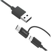 Omars İkisi Bir Arada Type-C Micro USB Şarj ve 1.2 mt Data Kablosu