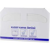 Omnisoft Klozet Kapak Örtüsü Parfümsüz 250 Adet Tek Kullanımlık Pratik Kullanım - Beyaz