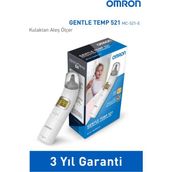 Omron Gentle Temp 521 Kulaktan Ateş Ölçer 3'ü 1 Arada Hassas Ölçüm ve Gelişmiş Özellikler