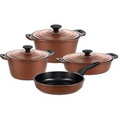 Oms 3536 Triana 7 Parça Bronz Granit Döküm Tencere Seti
