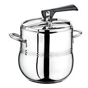 Oms 5104 Paslanmaz 5104 2 Parça Klasik Güveç 22 cm 5 lt Düdüklü Tencere
