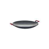 Oms Gri Renk 40 cm Granit Sac Kavurma Tava