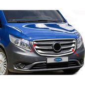 Omsa Mercedes Vito W447 5 Parça 2019 ve Sonrası Krom Ön Panjur