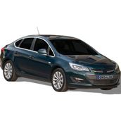 Omsa Opel Astra J Sedan 12 Parça 2012 ve Sonrası Krom Cam Çerçevesi