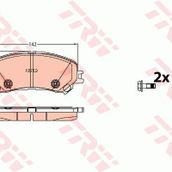 Ön Fren Balatası (Renault Megane 11/02>10/08)