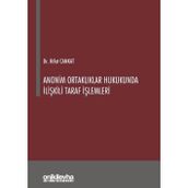 On İki Levha Yayınları - Anonim Ortaklıklar Hukukunda İlişkili Taraf İşlemleri