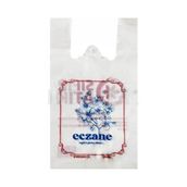 Onbir Tedarik 100 Adet - 24×45 cm Eczane Poşeti Orta Boy Atlet Poşet