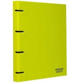 Önder 122-20 Rainbow Colors 4 Halkalı PVC Sarı Klasör