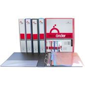 Önder 2017-3 A4 7 cm 4 Halka Siyah Firma Klasörü