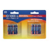 Onecell Ultra Premium Alkalin 8'li AAA Pil