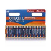 Onecell Ultra Premium Alkalin 9+3 AA Pil