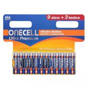Onecell Ultra Premium Alkalin 9+3 AAA Pil