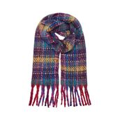 ONLADRIANE LIFE CHECK SOFT SCARF CC Kadın Kırmızı Atkı - 15350141