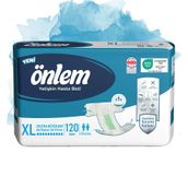 Önlem Tekstil Yüzeyli Belbantlı XL 120 Adet Hasta Bezi