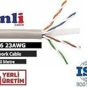 Onli U-UTP 23 AWG CCA CU 500 mt Cat 6 Kablo